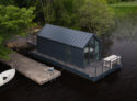 C250 Houseboat Fermanagh exterior view from the water